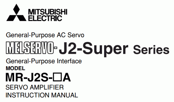 M. durable J2S 350B de Mitsubishi de conducteur de moteur servo de C.C à C.A. d'amplificateur d'alimentation d'énergie 0