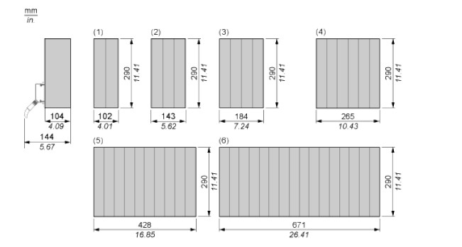 Le comité technique 140ATI03000 a entré le type d'entrée analogique de PLC de Schneider Electric Quantum de 8 canaux 0