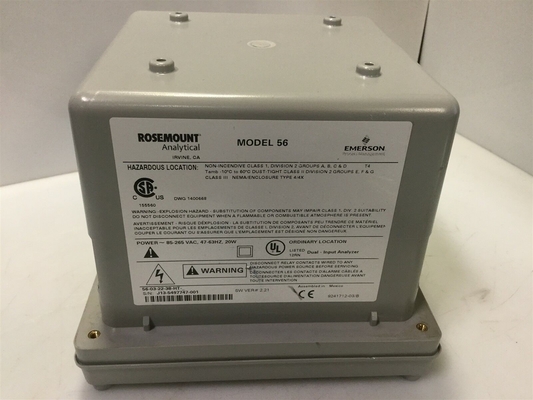 56-03-22-38-HT analyseur EMERSON double contrôle d'entrée 265VAC 50/60HZ 20 Watt