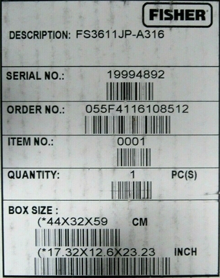 3611JP new original, 3-15 34IN 2IN TRAVEL,  Rseries 3600 Pneumatic Valve Positioner.