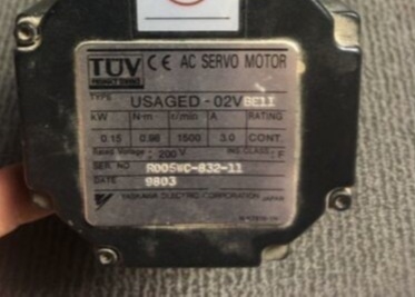 YASKAWA USAGED-02VBE11  is a Motors-AC Servo, 0.15KW, 3A, 200V,new original.