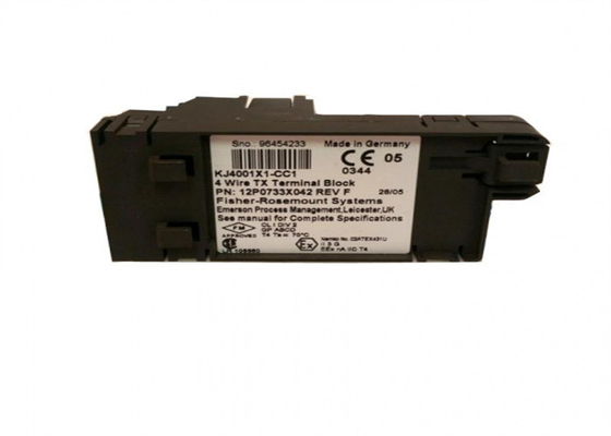 Emerson Module d'alimentation redondante DeltaV KJ4001X1-CC1 12P0733X032 Bornier TX 4 fils