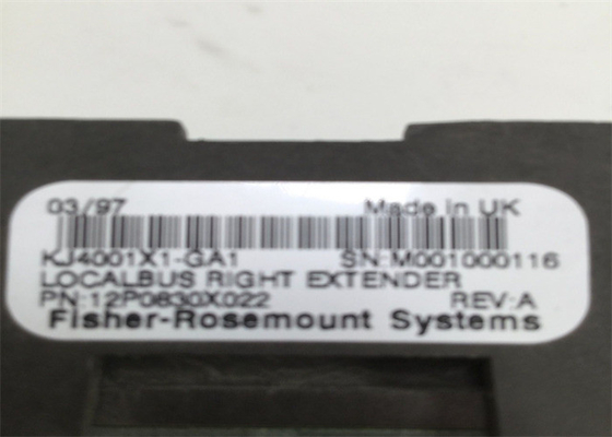 Emerson DeltaV LOCAL KJ4001X1-GA1 12P0830X022 BUS Câble D'EXTENSION DROITE