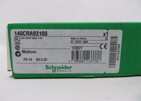 Schneider Modicon Quantum PLC 140CRA93100 500VDC COAXIAL CENTRE ET TERRE