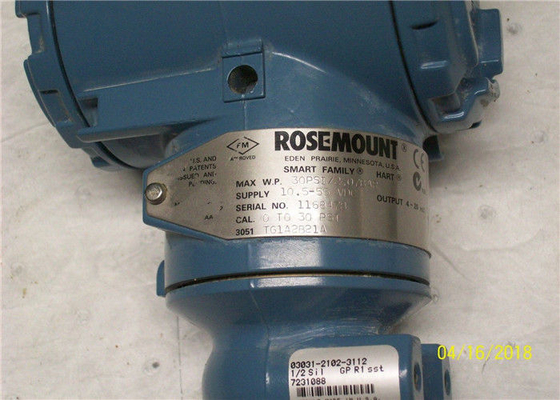 Transmetteur de pression relative en ligne Rosemount 3051T 3051TG3A2B21A –14,7 à 800 psi