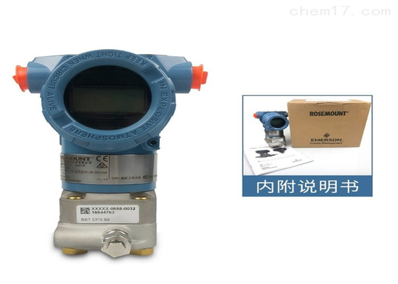 Transmetteur de pression Rosemount Coplanar Gage 3051CG1A02A1AB1H2L4M5 -62,16 à 62,16 mbar