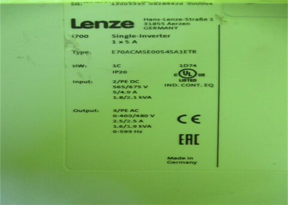 Lenze E70ACMSE0054SA1ETR Servovariateur I700 INVERTER SIMPLE TECHNIQUE INTÉGRÉE