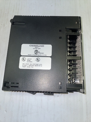 GE FANUC SÉRIE 90-30 ALIMENTATION MODULE E/S numérique 120 volts AC IC693MDL240