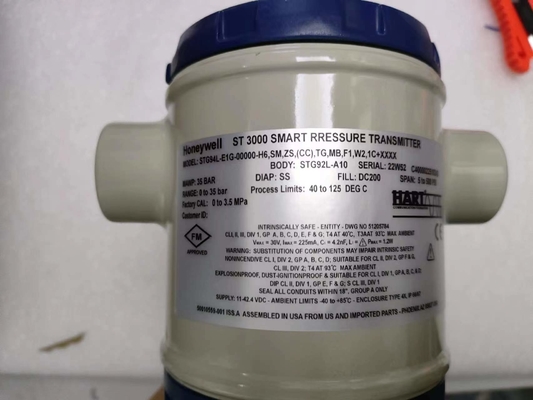 Honeywell STG94L-E1G-00000- H6,SM,ZS,(CC),TG,MB,F1,W2,1C+XXXX transmetteur de pression intelligent