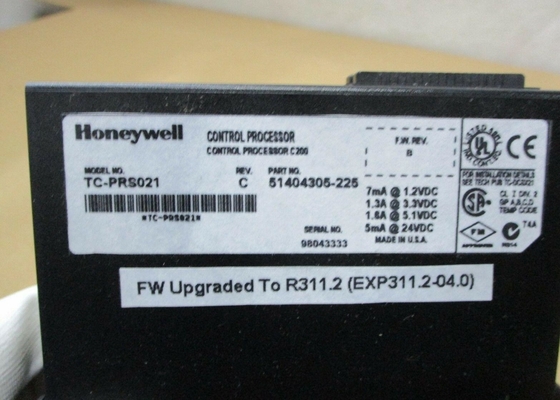 Transducteur d'émetteur de DCS de PLC d'Experion C200 de module de processeur pilote de Honeywell TC-PRS021