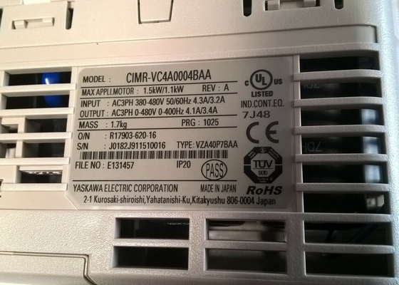 Le système d'exploitation de l'appareil est équipé d'un moteur à induction de type CIMR.