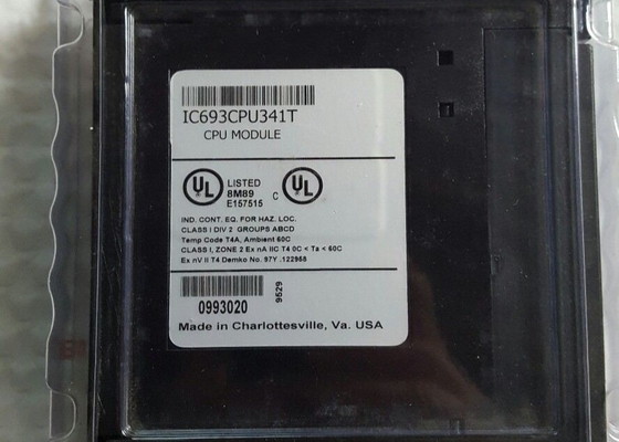 La MÉMOIRE SIMPLE 10K d'UTILISATEUR d'OCTETS du MODULE 80K d'UNITÉ CENTRALE DE TRAITEMENT de FENTE de GE FANUC IC693CPU341 S'ENREGISTRE