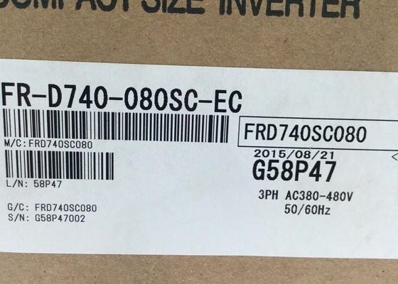Mitsubishi FR-D740-080SC-EC 400 V ALIMENTATION 3 PHASES 3,7 KW 5 CV 8,0 AMP VERSION EUROPÉENNE