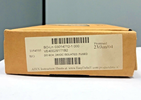 Le module d'entrée d'EMERSON VE4002S1T1B2 8CH 24VDC a isolé avec le TB