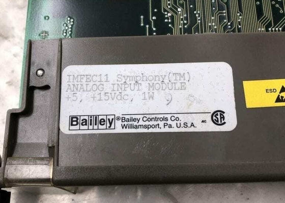 Canaux indépendamment configurés analogiques du module d'entrée d'ABB IMFEC11 15 14 bits avec la polarité