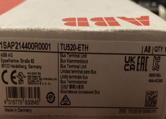 Ressort programmable d'unité de terminus de bus du contrôleur S500 de logique de TU520-ETH 1SAP214400R0001