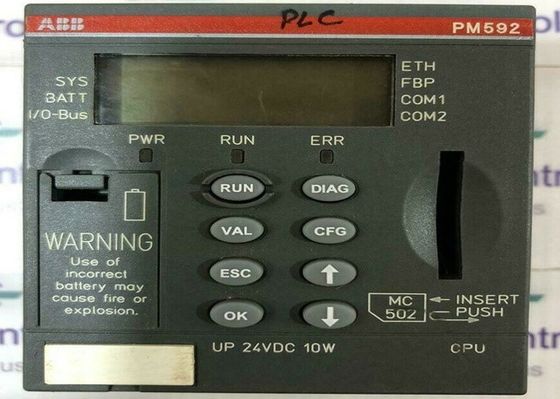 Ethernet programmable du contrôleur 4MB de logique de PLC de PM592-ETH 1SAP150200R0271 AC500
