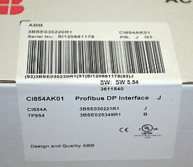 MODULE d'INTERFACE du module CI854AK01 d'entrée-sortie d'ABB S800 PROFIBUS J 3BSE030220R1 (CI854A+TP854)