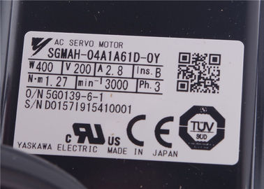 Phase 1.27N.m de la série 3 du moteur servo E à C.A. du sigma II SGMAH-04A1A61D-OY de Yaskawa SGMAH
