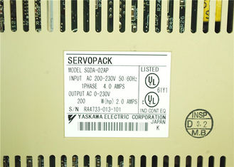 Yaskawa Sigma I 200W Input 4.0AMP 50/60HZ  SSERVO MOTOR DRIVE SGDA-02AP