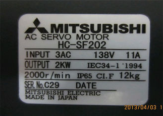 HC-SF202 2KW Mitsubishi Servo-moteur industriel HC SÉRIE 200-230VAC Triphasé
