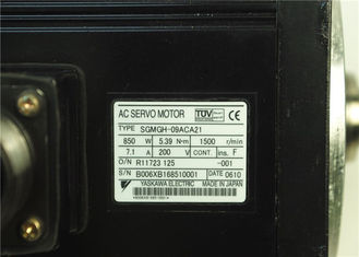 5.39N.M 850W Yaskawa AC Induction Servo Motor 3000RPM SGMGH-09ACA21