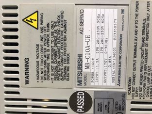 Mitsubishi AC Servo Drive MR-C10A-UE Industrial Amplifier 100W, 200-230V, 0.85A New Original