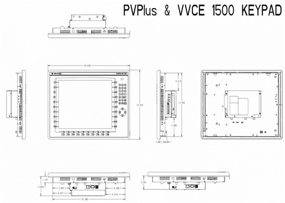 Allen Bradley PanelView Plus 7 Standard 2711P-T12W22D8S-B HMI touch screen New Original