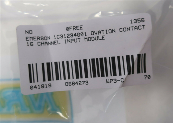 Module d'entrée/sortie analogue d'Emerson Westinghouse de module d'entrée de PLC 1C31234G01