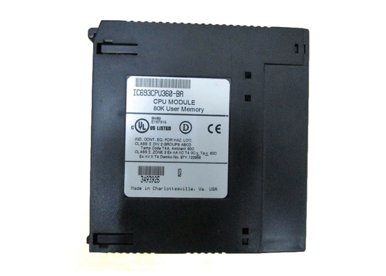 GE FANUC IC693CPU360, module simple d'unité centrale de traitement de fente, série 90/30 système de PLC