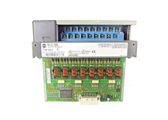 AB 1746-OB16 ， SLC500 Discrete DC Output Module ， 10-30VDC