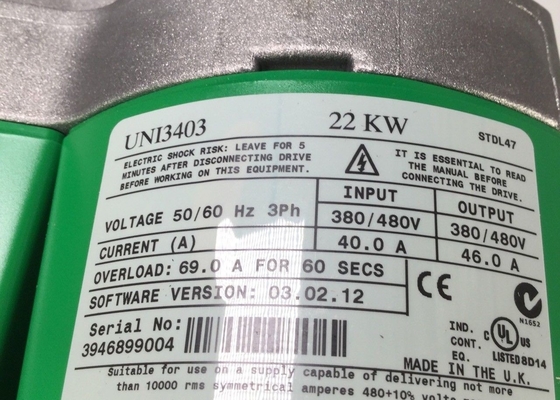 UNI3403 DRIVE 46AMP 3PHASE 30HP 380-480VAC 22KW UNIDRIVE,Whether it's using our online instant quote feature