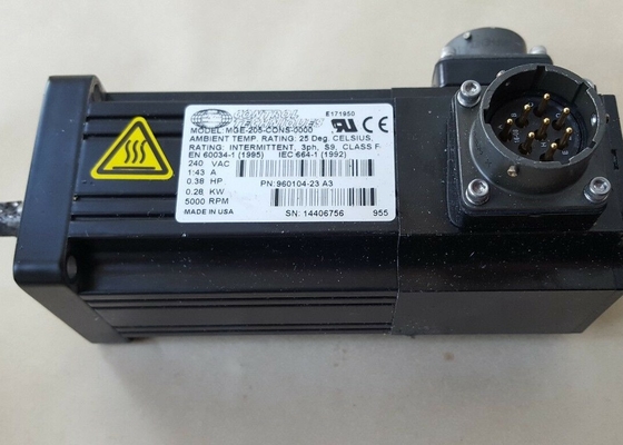 MGE-205-CONS-0000 EMERSON SERVO MOTOR Encoder Feedback Type 240VAC