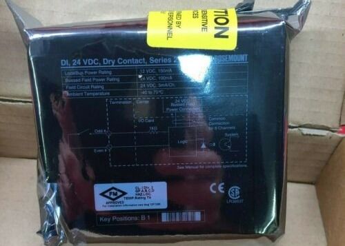 Emerson New VE4001S2T2B2 Motor DI Card 8CH 120VAC Isolated Systems