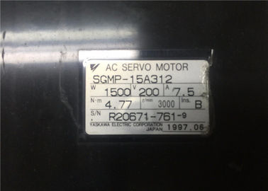 Industrial Servo Motor  YASKAWA 7.5A  SERVO MOTOR SGMP-15A312   1500W 4.77N.m