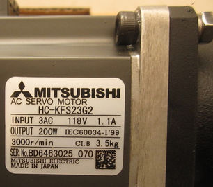 0.1KW 200V Industrial Servo Motor MITSUBISHI HC-MFS13G1 HC-KFS23G2 3000rpm Speed