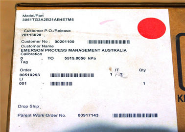Rosemount 3051TG In-Line Pressure Transmitter 3051TG3A2B21BB4M5I5  -14.7 to 800PSI