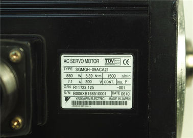 5.39N.M 850W Yaskawa AC Induction Servo Motor 3000RPM SGMGH-09ACA21