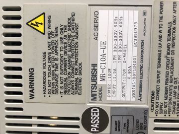 Mitsubishi AC Servo Drive MR-C10A-UE Industrial Amplifier 100W, 200-230V, 0.85A New Original