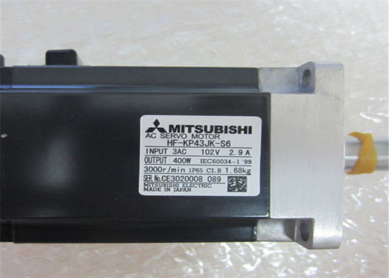 Industrial Servo Motor 400W 3000 rpm 102V HF-KP Series HF-KP43JK-S6 Mitsubishi