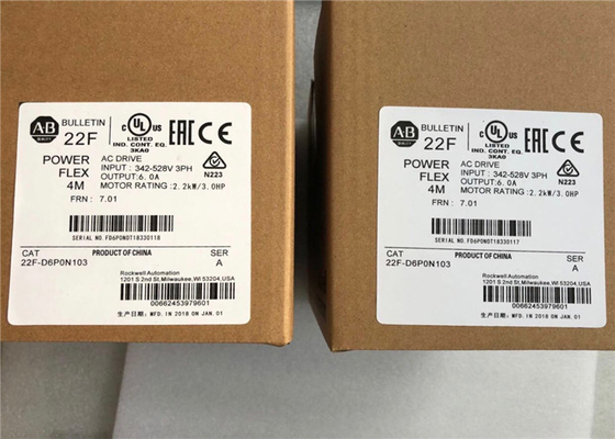 AB AB Variable Frequency Inverter 22F-D6P0N103 480VAC 3PH 6A 2.2KW