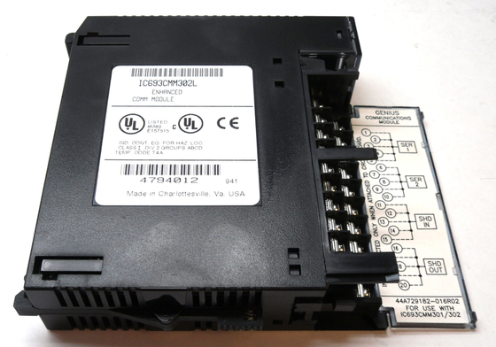 GE FANUC IC693CMM302 ， Enhanced Genius Communications Module ， Series 90-30 PLC